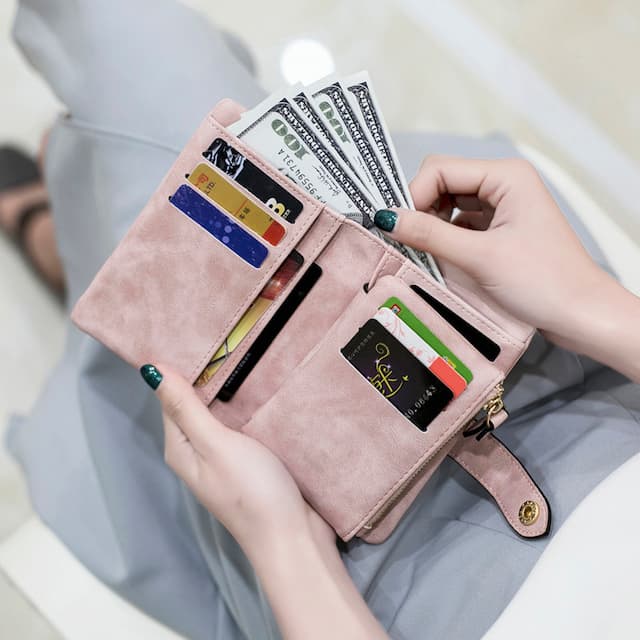 Matte wallet, short fresh cute shoulder bag, Korean style