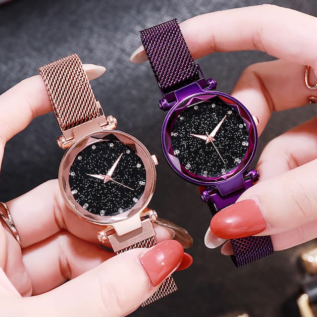 Fashionable watch strap, starry sky, strong magnet, internet celebrity, wholesale