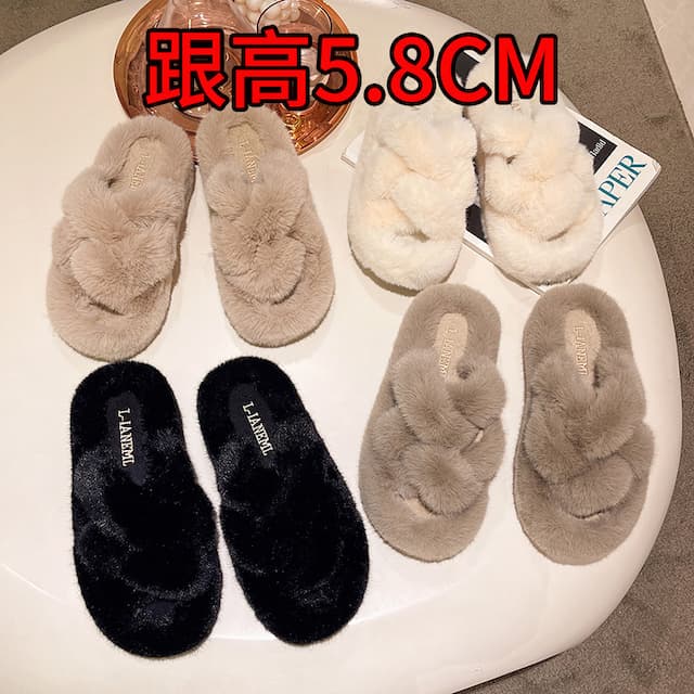 Slippers, demi-season footwear platform, plus size, 2023, Korean style