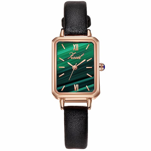 Retro small women's watch malachite, 2020, internet celebrity