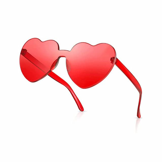 2817 thick sliced candy color love sunglasses European and American trend peach heartless PC conjoined ocean film sunglasses 008